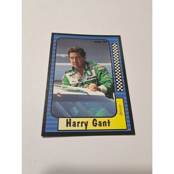 Vintage 1991 Maxx Harry Gant #33 Race Car Nascar Trading Card - Picture 1 of 3